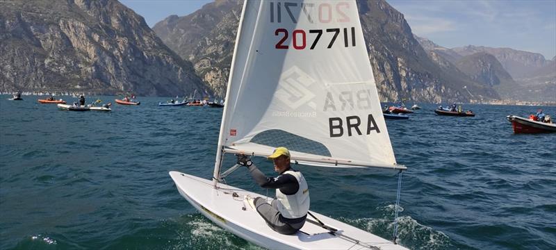 The Lake Garda Meeting Optimist Meeting photo copyright Elena Giolai taken at Fraglia Vela Riva and featuring the ILCA 7 class