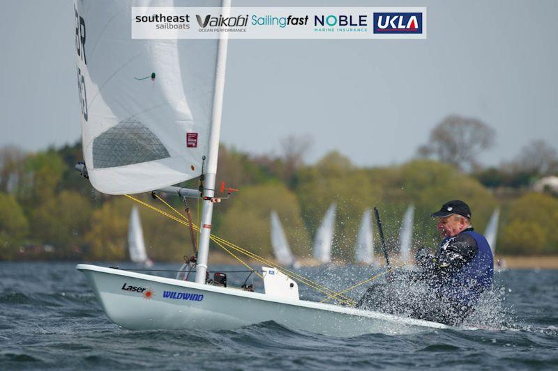 David Binding in the Noble Marine UKLA Masters ILCA 7 Inland Championships at Chew Valley Lake photo copyright Lotte Johnson taken at Chew Valley Lake Sailing Club and featuring the ILCA 7 class