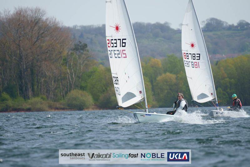 Nick Van Tienen and Nick Stoten in the Noble Marine UKLA Masters ILCA 7 Inland Championships at Chew Valley Lake photo copyright Lotte Johnson taken at Chew Valley Lake Sailing Club and featuring the ILCA 7 class