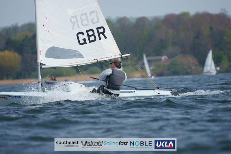 Nick Van Tienen takes second in the Noble Marine UKLA Masters ILCA 7 Inland Championships at Chew Valley Lake photo copyright Lotte Johnson taken at Chew Valley Lake Sailing Club and featuring the ILCA 7 class