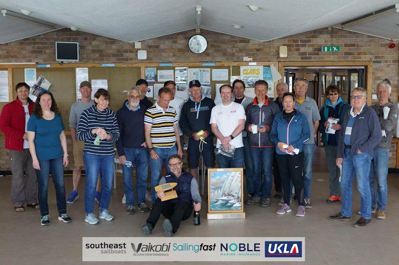 Prize winners at the Noble Marine UKLA Masters ILCA 7 Inland Championships at Chew Valley Lake photo copyright Lotte Johnson taken at Chew Valley Lake Sailing Club and featuring the ILCA 7 class