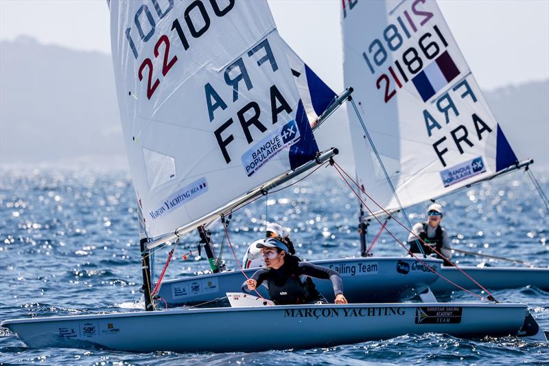 ILCA 7 - Day 2 - 53rd Semaine Olympique Francais, Hyeres - April 2022 photo copyright Sailing Energy / FFVOILE taken at  and featuring the ILCA 7 class