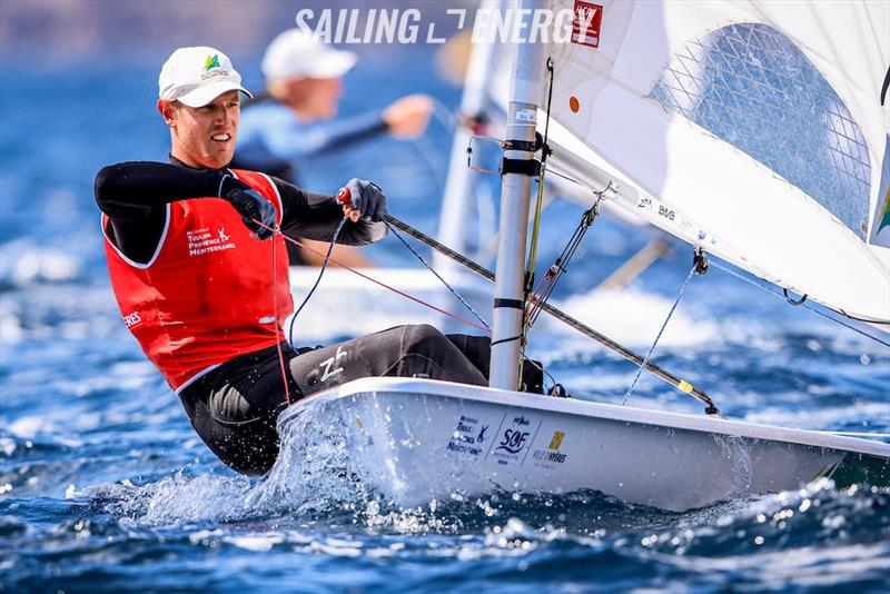 Matt Wearn - French Olympic Week Hyères photo copyright Sailing Energy taken at  and featuring the ILCA 7 class