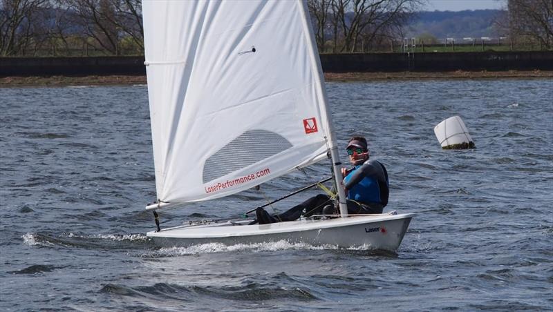 ILCA sailing at King George Sailing Club photo copyright Mike Iszatt taken at King George Sailing Club and featuring the ILCA 7 class