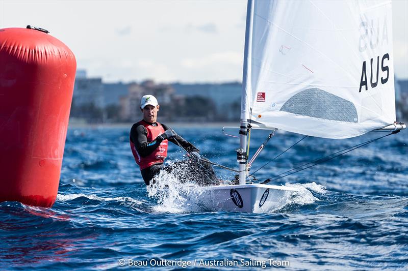 Matt Wearn competing in the ILCA 7 Medal Race at Princess Sofia Regatta  - photo © Beau Outteridge / Australian Sailing Team