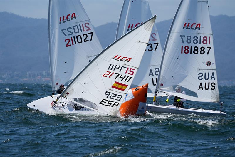 2022 ILCA 7 Men's Worlds day 2 photo copyright John Pounder / www.jldigitalmedia.net taken at Vallarta Yacht Club and featuring the ILCA 7 class