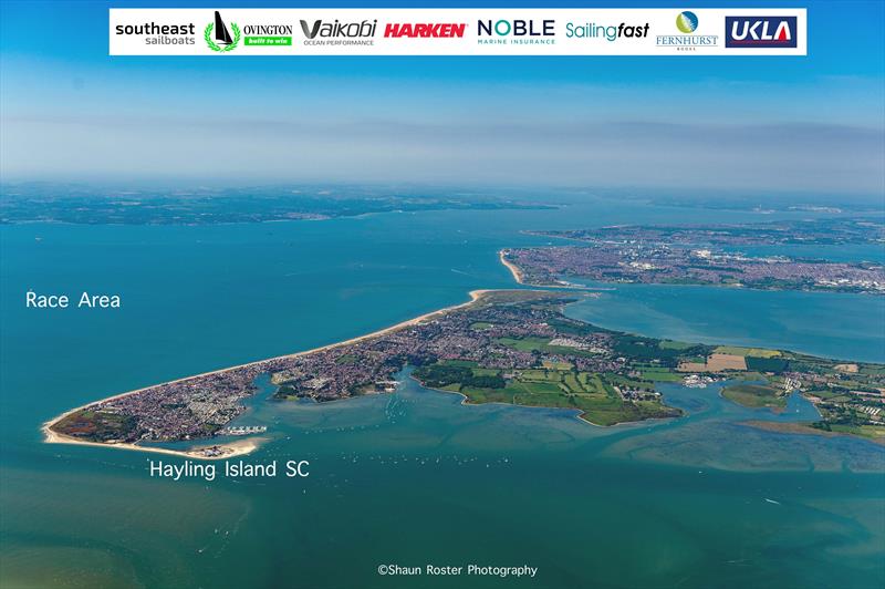 UKLA ILCA 2022 Nationals sponsors and race area - photo © Shaun Roster