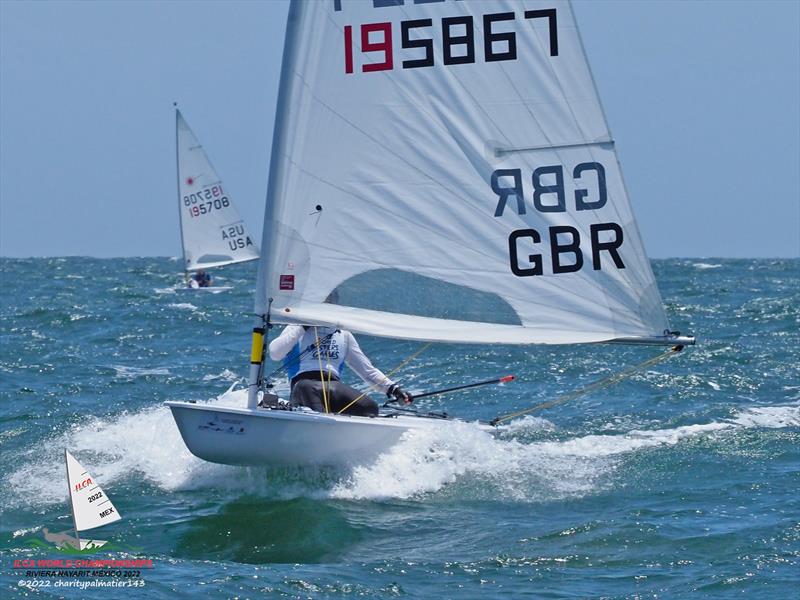 Tim Law during the ILCA 7 Masters Worlds in Mexico