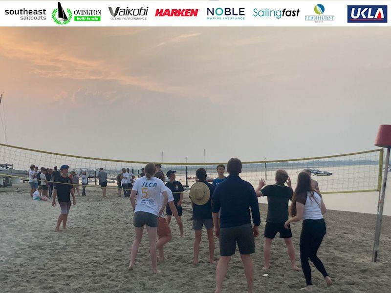 Beach Volley ball organised by Stick Daring - 2022 ILCA Nationals at Hayling Island - photo © Sam Pearce