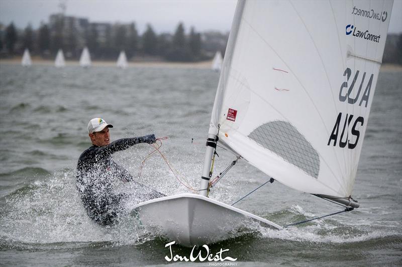 Matt Wearn - ILCA Laser Australian Championships photo copyright Jon West Photography taken at  and featuring the ILCA 7 class