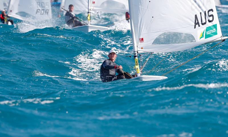 Zac Littlewood - On the way to a win - ILCA European Championships 2023 - photo © Thom Touw Sailing Photographer