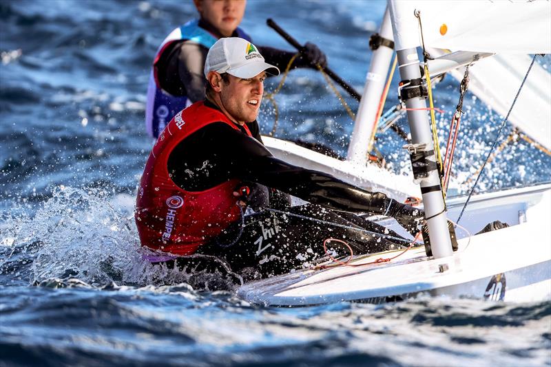 Matt Wearn racing in Palma 2022 photo copyright Sailing Energy taken at Real Club Náutico de Palma and featuring the ILCA 7 class