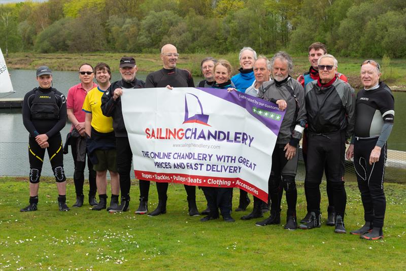 Papercourt ILCA Open - Competitors recognising their sponsor for the Thames Valley Laser series - photo © Peter Snow