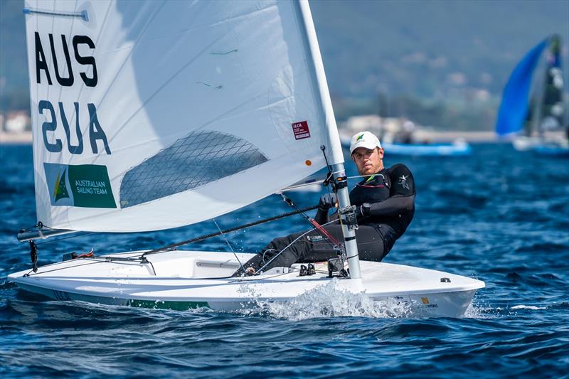 Matt Wearn in the ILCA Medal Race - 2023 Hyeres Regatta photo copyright Beau Outteridge / Australian Sailing Team taken at COYCH Hyeres and featuring the ILCA 7 class