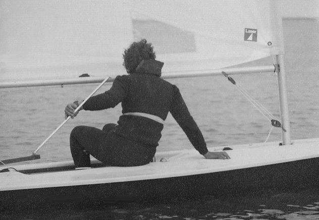 Early Laser sailing on the marine lake at West Kirby SC photo copyright Alan Jenkins taken at West Kirby Sailing Club and featuring the ILCA 7 class