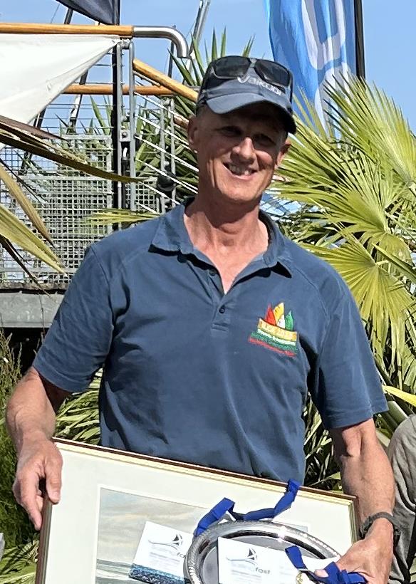 Brett Bayer wins the ILCA 7 class in the ILCA Masters National Championships at HISC photo copyright UKLA taken at Hayling Island Sailing Club and featuring the ILCA 7 class