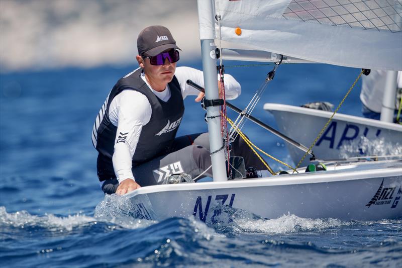 Geroge Gautrey (NZL) - ILCA 7 - Paris 2024 Olympic Sailing Test Event, Marseille, France. - Day 6 - July 14, 2023 - photo © Mark Lloyd / World Sailing