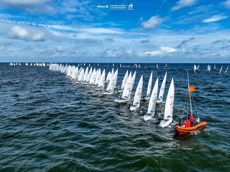2023 Allianz Sailing World Championships Day 3 photo copyright Sailing Energy / World Sailing taken at  and featuring the ILCA 7 class