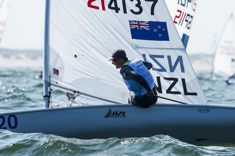 George Gautrey - NZL - ILCA 7-  Day 7, 2023 Allianz Sailing World Championships, The Hague, August 17, 2023  - photo © Sailing Energy / World Sailing