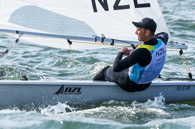 Thomas Saunders - NZL - ILCA 7-  Day 7, 2023 Allianz Sailing World Championships, The Hague, August 17, 2023  - photo © Sailing Energy / World Sailing