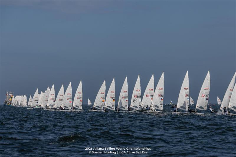 2023 Allianz Sailing World Championships Day 7 photo copyright Suellen Hurling / Live Sail Die / ILCA taken at  and featuring the ILCA 7 class