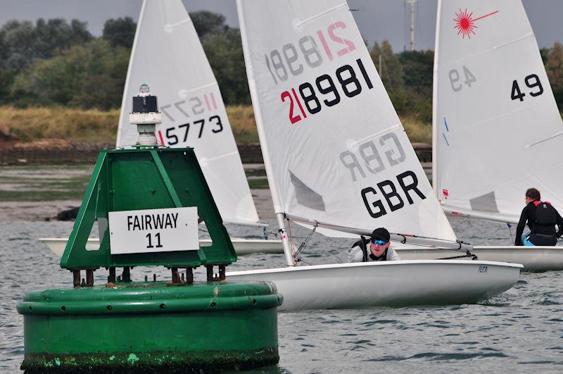 Burnham Week 2023 Day 1 photo copyright Alan Hanna taken at Burnham Sailing Club and featuring the ILCA 7 class