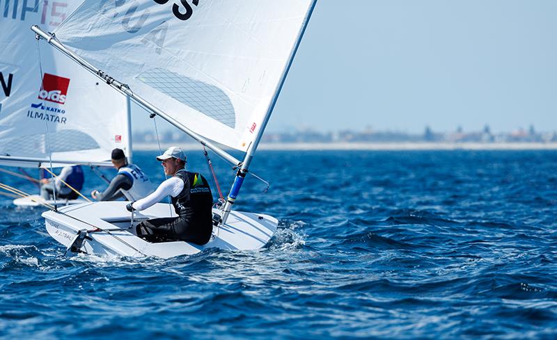 2024 ILCA Australian & Oceania Championships - Qualifying Day 4 photo copyright Down Under Sail - Jack Fletcher taken at Adelaide Sailing Club and featuring the ILCA 7 class