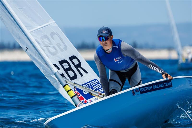 Sam Whaley during the 2024 ILCA 7 Men World Championship - photo © Jack Fletcher / Down Under Sail