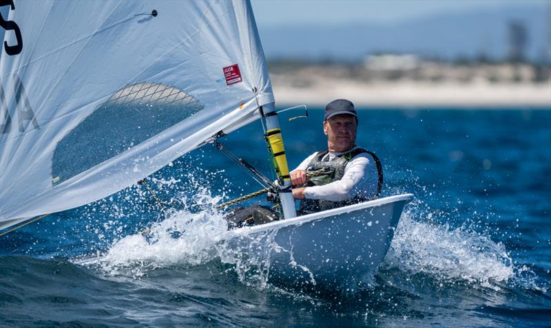 Steve Gunther has a dominant lead in the ILCA 7 Great Grand Masters fleet photo copyright Harry Fisher / Down Under Sail taken at Adelaide Sailing Club and featuring the ILCA 7 class