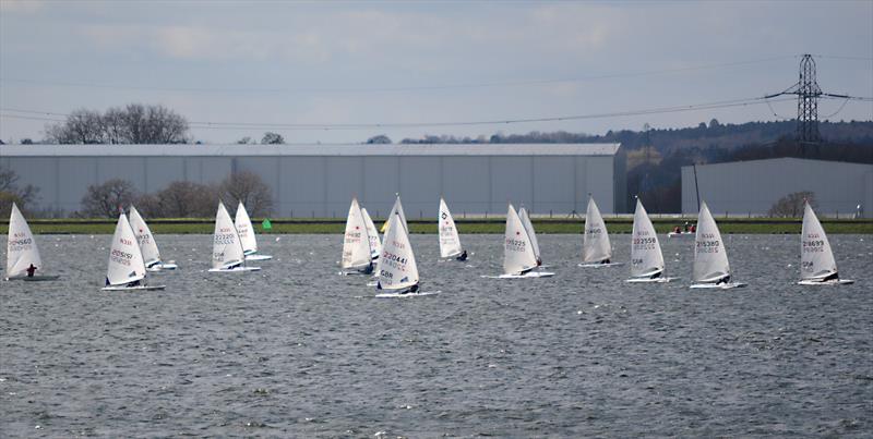 Queen Mary sailing Club Spring Series Week 2 photo copyright QMSC taken at Queen Mary Sailing Club and featuring the ILCA 7 class