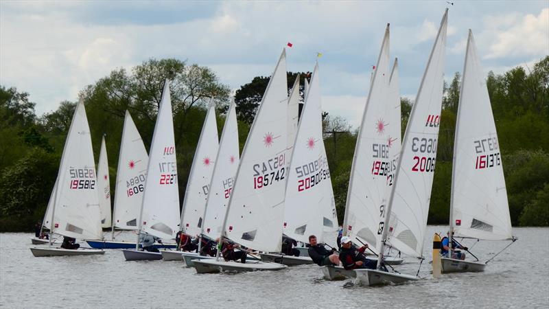 Soon after the start during the Fishers Green ILCA Open photo copyright Kevin O'Brien taken at Fishers Green Sailing Club and featuring the ILCA 7 class