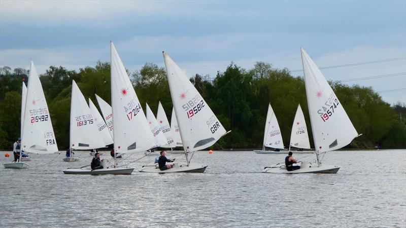 Bettles leads the fleet during the Fishers Green ILCA Open photo copyright Kevin O'Brien taken at Fishers Green Sailing Club and featuring the ILCA 7 class