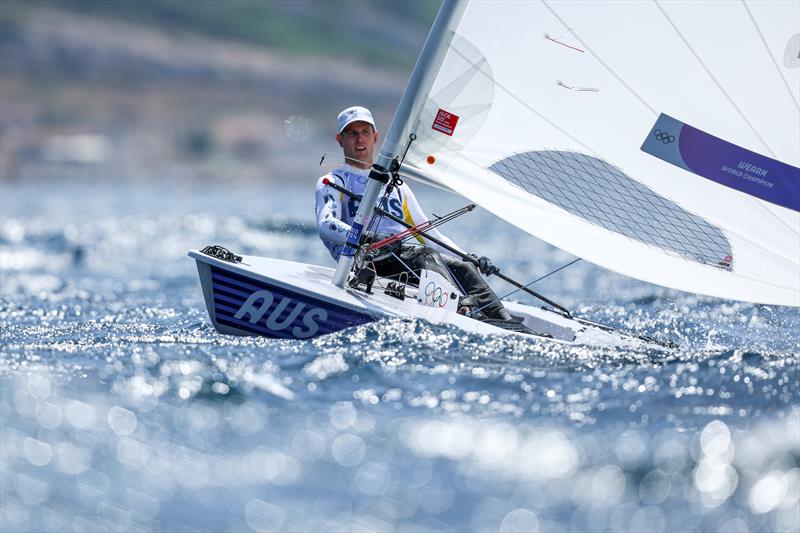 Matt Wearn (AUS) during the Men's Dinghy racing on August 1 in Marseille at the Paris 2024 Olympic Regatta - photo © World Sailing / Lloyd Images