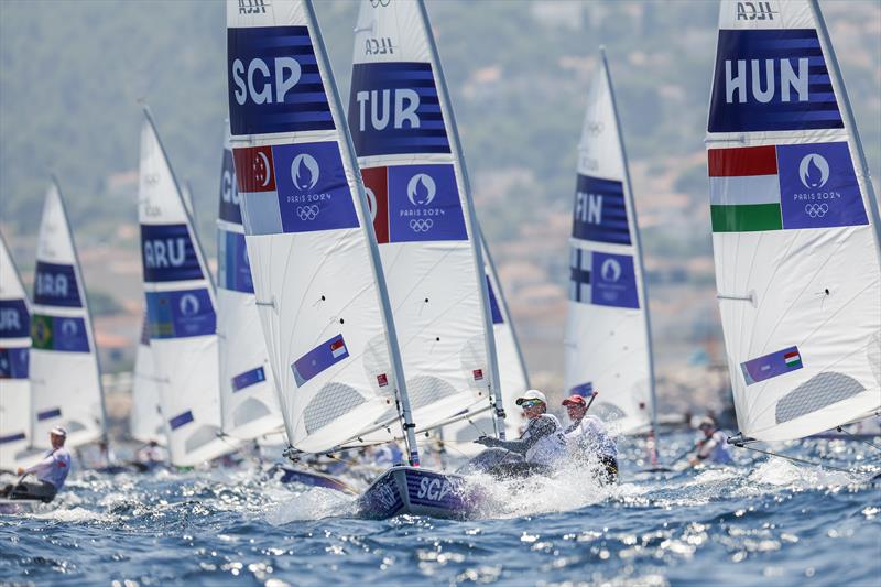 Men's Dinghy racing on August 1 in Marseille at the Paris 2024 Olympic Regatta - photo © World Sailing / Sander van der Borch