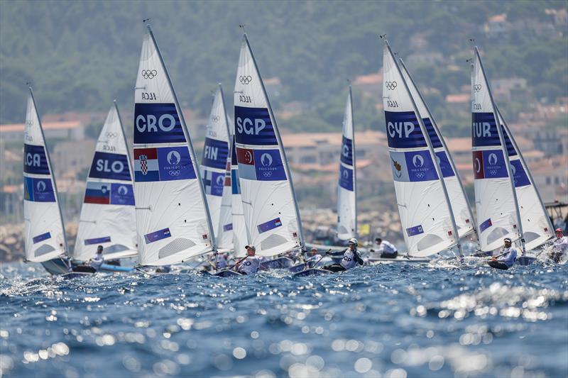 Men's Dinghy racing on August 1 in Marseille at the Paris 2024 Olympic Regatta - photo © World Sailing / Sander van der Borch