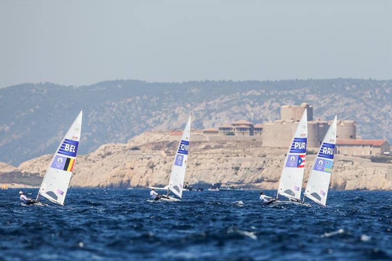 Men's Dinghy racing on August 1 in Marseille at the Paris 2024 Olympic Regatta - photo © World Sailing / Sander van der Borch