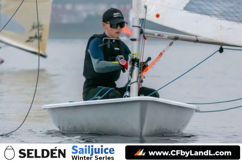 Max Giuguet-Belcher (fifth overall) - Magic Marine King George Gallop 2025 photo copyright Tim Olin / www.olinphoto.co.uk taken at King George Sailing Club and featuring the ILCA 7 class