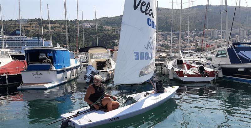 Dan Lenard's second Guinness World Record attempt to sail 500 nautical miles in an ILCA 7 begins photo copyright Vela Code taken at  and featuring the ILCA 7 class