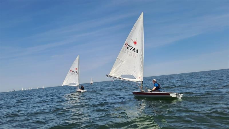 Whitstable Yacht Club RNLI Pursuit Race 2025 photo copyright Ruth Oliver taken at Whitstable Yacht Club and featuring the ILCA 7 class