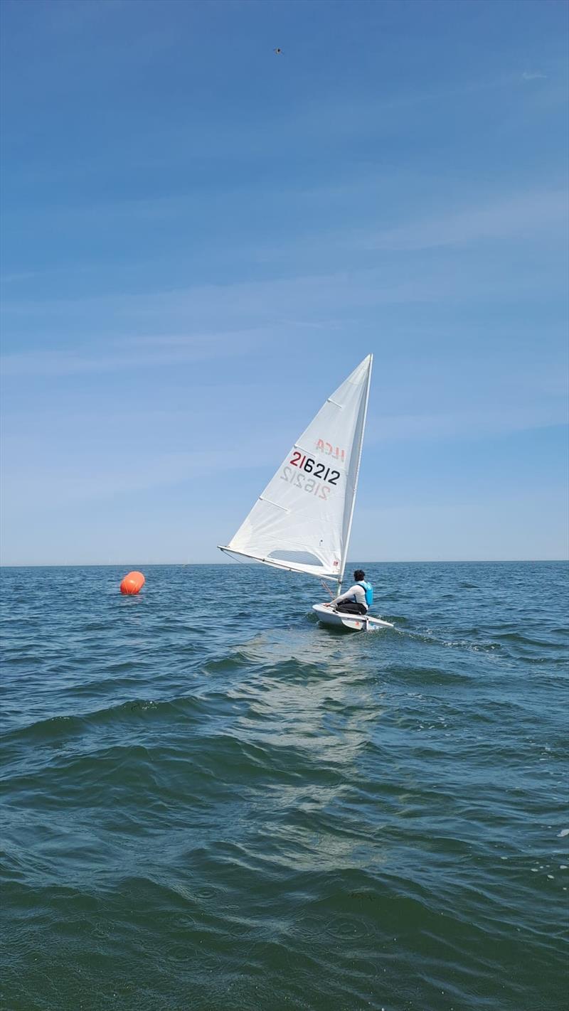 Whitstable Yacht Club RNLI Pursuit Race 2025 photo copyright Ruth Oliver taken at Whitstable Yacht Club and featuring the ILCA 7 class