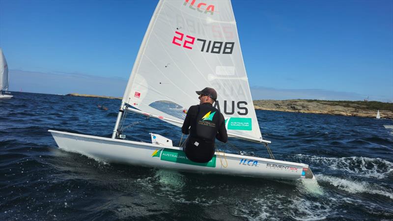 Zac Littlewood ahead of ILCA Europeans - photo © Michael Blackburn