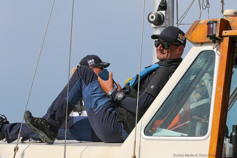 ILCA Senior European Championships in Marstrand, Sweden - No wind on Day 4 - photo © Thom Thow / EurILCA