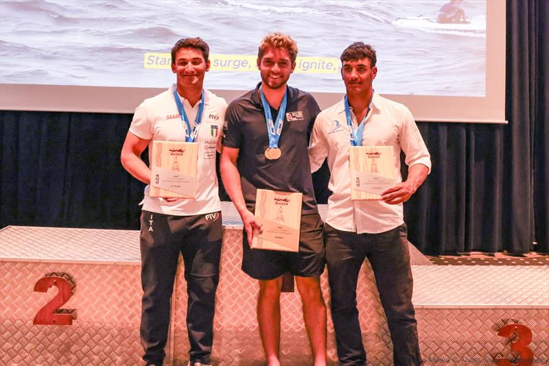 ILCA 7 Under 23 Podium in the Senior European Championships in Marstrand, Sweden - photo © Thom Thow / EurILCA