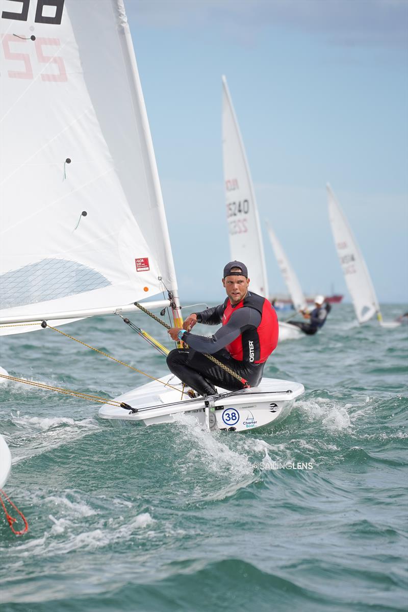 Silver for Isaac Schotte at the 2025 ILCA Under-21 World Championships photo copyright Sailing Lens taken at Royal St George Yacht Club and featuring the ILCA 7 class