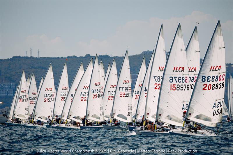2025 ILCA Master World Championships at Formia, Italy photo copyright Matteo Garrone / Peak Production taken at Circolo Nautico Caposele and featuring the ILCA 7 class