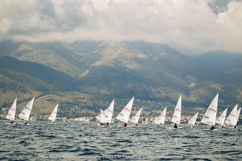 2025 ILCA Master World Championships at Formia, Italy photo copyright Matteo Garrone / Peak Production taken at Circolo Nautico Caposele and featuring the ILCA 7 class