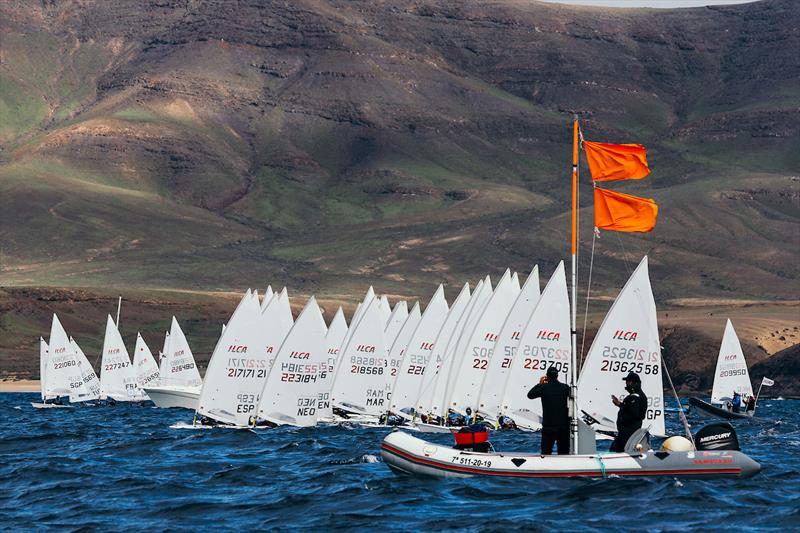 ILCA Under 21 World Championships in Lanzarote day 5 photo copyright SAILING ENERGY / Lanzarote Sailing Center taken at  and featuring the ILCA 7 class