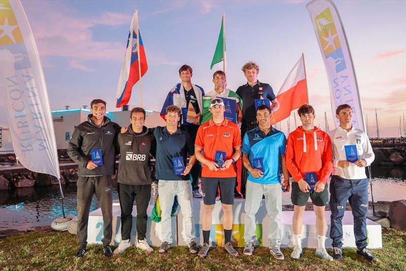 ILCA Under 21 World Championships in Lanzarote prize giving - photo © SAILING ENERGY / Lanzarote Sailing Center