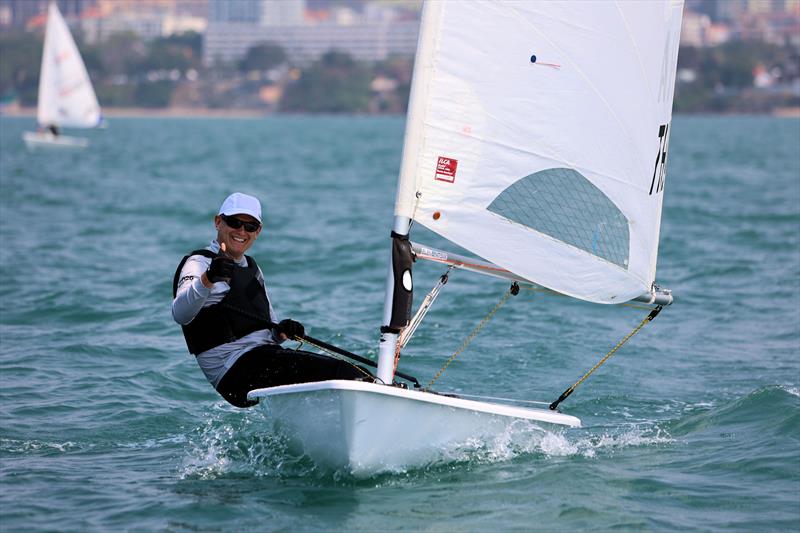 A happy Mark Jardine on day 2 of the Open Masters Championship 2026 - photo © Henry Weidmann