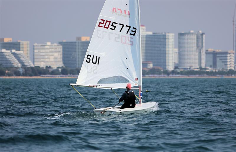 Beat Heinz on day 2 of the Open Masters Championship 2026 photo copyright Henry Weidmann taken at Royal Varuna Yacht Club and featuring the ILCA 7 class